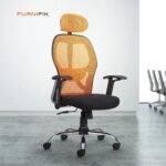 Buy Furnifix Stylish Executive Work Chair (Orange) | Furnifix