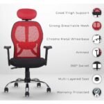 Buy Furnifix Stylish Executive Work Chair (Red) | Furnifix