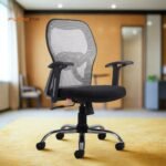 Buy Furnifix Stylish Executive Work Chair (Grey) Medium Back | Furnifix