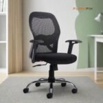 Buy Furnifix Stylish Executive Work Chair (Black) Medium Back | Furnifix