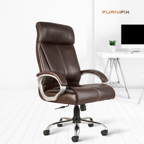 Buy Furnifix Quality Boss Chair Prestige Pro (Dark Brown) - Furnifix