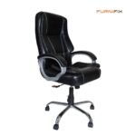 Furnifix Supreme Boss Chair (Pure Black) | Furnifix