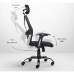 Furnifix Stylish Executive Work Chair (Black) | Furnifix