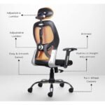 Buy Furnifix Stylish Executive Work Chair (Orange) | Furnifix