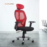 Buy Furnifix Stylish Executive Work Chair (Red) | Furnifix