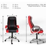 Furnifix Supreme Boss Chair (Red) | Furnifix