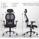 Furnifix Stylish Executive Work Chair (Black) | Furnifix