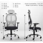 Buy Furnifix Stylish Executive Work Chair (Grey) | Furnifix