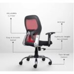 Buy Furnifix Stylish Executive Work Chair (Red) Medium Back | Furnifix