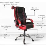 Furnifix Supreme Boss Chair (Red) | Furnifix