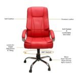 Furnifix Supreme Boss Chair (Cherry-Red) | Furnifix