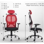Buy Furnifix Stylish Executive Work Chair (Red) | Furnifix