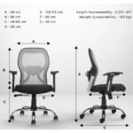 Buy Furnifix Stylish Executive Work Chair (Grey) Medium Back | Furnifix