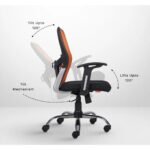 Buy Furnifix Stylish Executive Work Chair (Orange) Medium Back | Furnifix