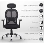 Furnifix Stylish Executive Work Chair (Black) | Furnifix