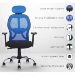 Buy Furnifix Stylish Executive Work Chair (Blue) | Furnifix