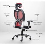 Buy Furnifix Stylish Executive Work Chair (Red) | Furnifix