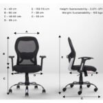 Buy Furnifix Stylish Executive Work Chair (Black) Medium Back | Furnifix