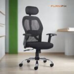 Furnifix Stylish Executive Work Chair (Black) | Furnifix