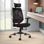 Furnifix Premium Office Executive Chair (Black-Red) | Furnifix