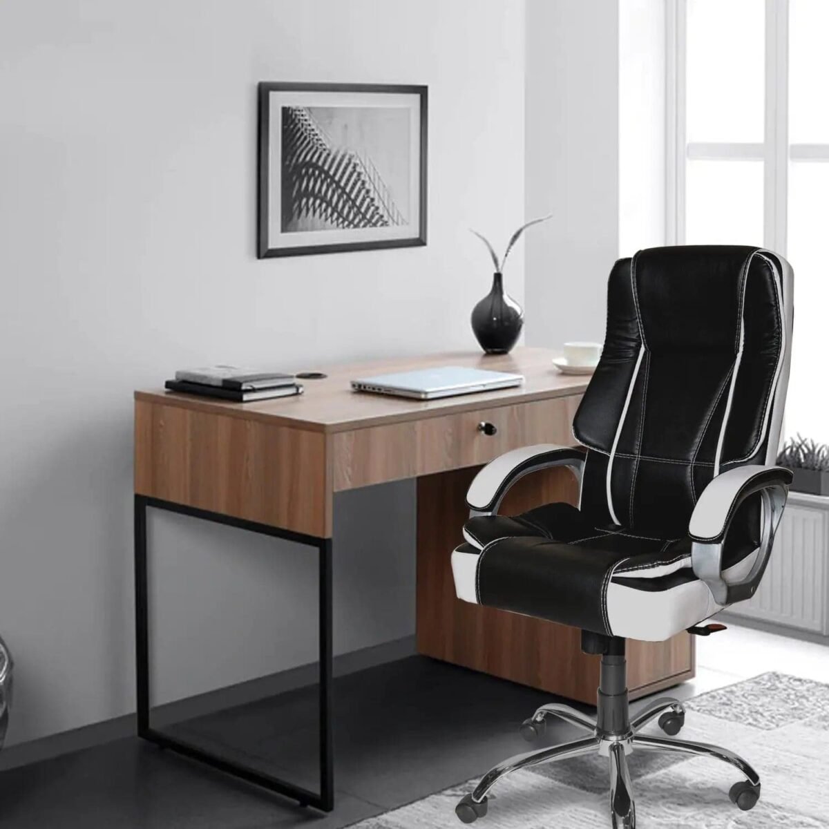 Furnifix Supreme Boss Chair (White) | Furnifix