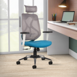Buy Furnifix Premium Office Executive Chair (Blue-White) | Furnifix