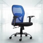 Buy Furnifix Stylish Executive Work Chair (Blue) Medium Back | Furnifix