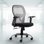 Buy Furnifix Stylish Executive Work Chair (Grey) Medium Back | Furnifix