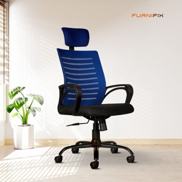 Buy Furnifix Executive Comfort Chair (Blue) - Furnifix