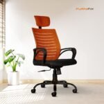 Buy Furnifix Executive Comfort Chair (Orange) - Furnifix