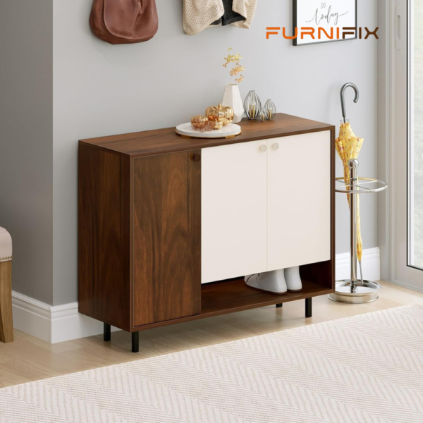 Buy Furnifix 3 Doors Wooden Shoe Rack WR 05 - Furnifix