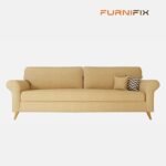Buy Furnifix Exquisite 3 Seater Sofa - Beige - Furnifix
