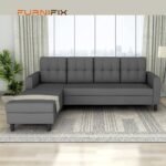 Buy Furnifix Signature 5 Seater Sofa- Grey - Furnifix