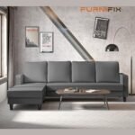 Buy Furnifix Premier 5 Seater Sofa- Grey - Furnifix
