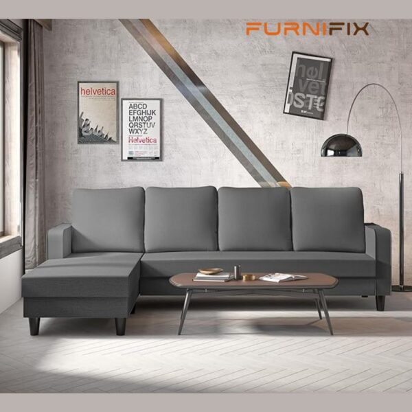 Buy Furnifix Premier 5 Seater Sofa- Grey - Furnifix