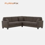 Buy Furnifix Masterpiece 5 Seater Corner Sofa - Brown - Furnifix