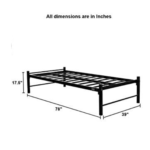 Buy Furnifix Single Metal Bed For Home HB03 - Furnifix