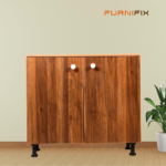Buy Furnifix 2 Door Wooden Shoe Rack WR 05 - Furnifix