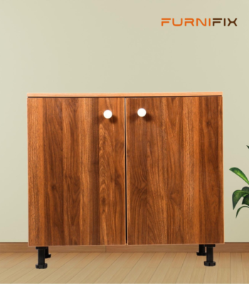 Buy Furnifix 2 Door Wooden Shoe Rack WR 05 - Furnifix