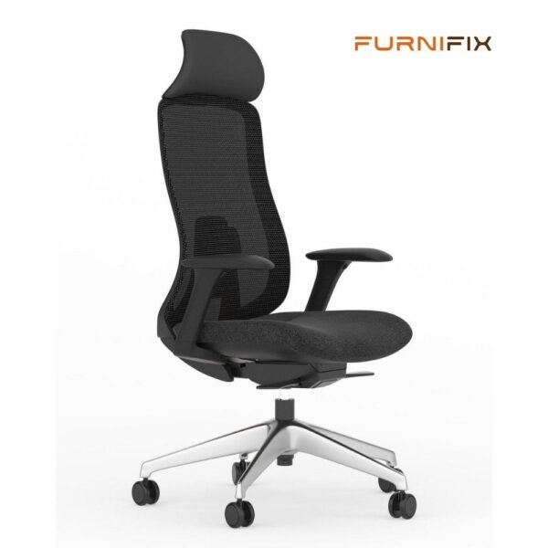 Buy Furnifix Luxury Office Chair High-Back (Black) - Furnifix