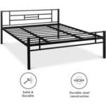 Buy Furnifix Double Metal Bed For Home HB02 - Furnifix