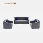 Buy Furnifix Radiance 5 Seater Sofa (3+1+1) - Grey - Furnifix