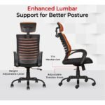 Buy Furnifix Executive Comfort Chair (Orange) - Furnifix