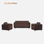 Buy Furnifix Tranquil 5 Seater Sofa (3+1+1) - Crazy Brown - Furnifix
