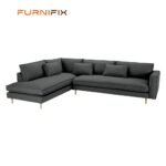 Buy Furnifix Decent 5 Seater Sectional Sofa - Grey - Furnifix