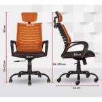 Buy Furnifix Executive Comfort Chair (Orange) - Furnifix