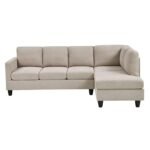Buy Furnifix Decent 5 Seater L Shape Sofa - Cream - Furnifix