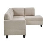 Buy Furnifix Decent 5 Seater L Shape Sofa - Cream - Furnifix
