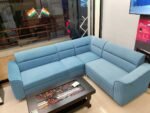 Buy Furnifix Edition L Shape Corner Sofa - Sky Blue - Furnifix