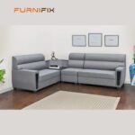Buy Furnifix Classic Corner Sofa - Grey - Furnifix